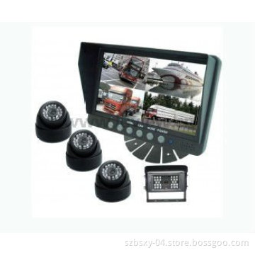 Rear View Camera System with 7 Inch Quad Optional Monitor (JY-M070R, JY-D12, JY-6732)